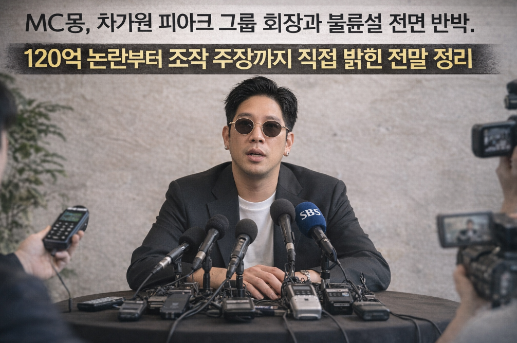 MC몽 차가원 불륜설 진실은? 120억 논란 직접 해명 총정리