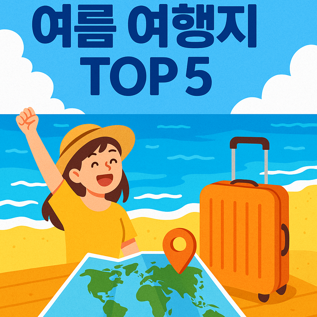 가성비 여름 여행지 top 5