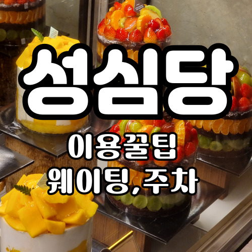 대전 성심당 이용팁 웨이팅 주차