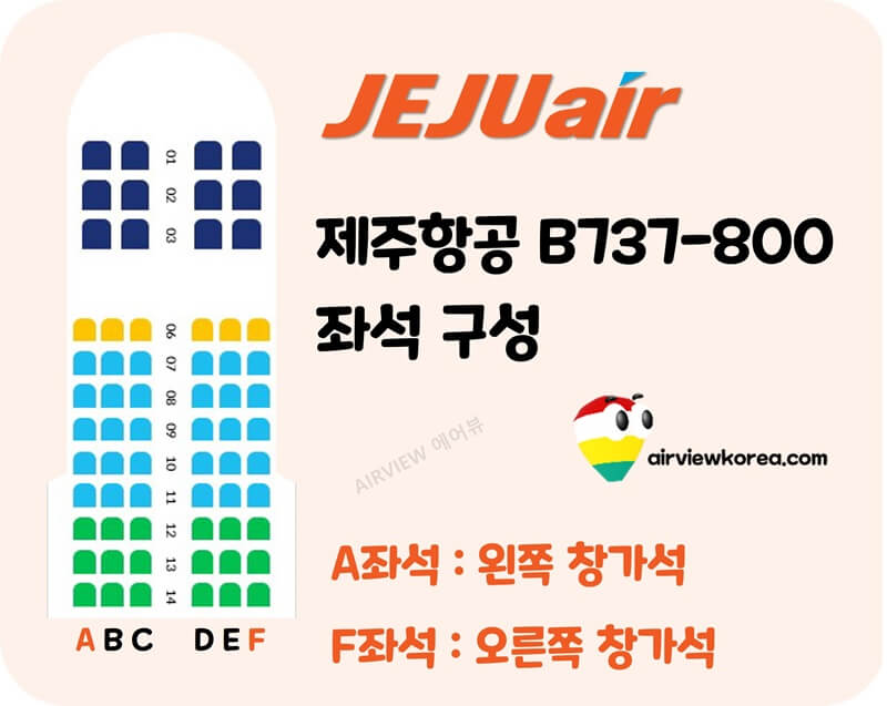 제주항공-b737-협동체-좌석-구성-창가석-A석-F석