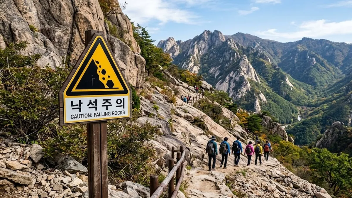 낙석주의