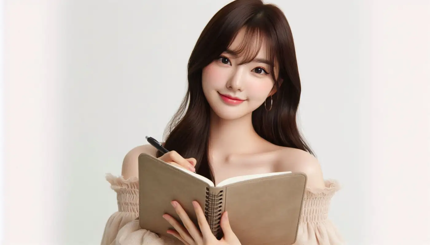 하나은행-달달-하나-통장을-만들며-자산관리하는-여성의-모습