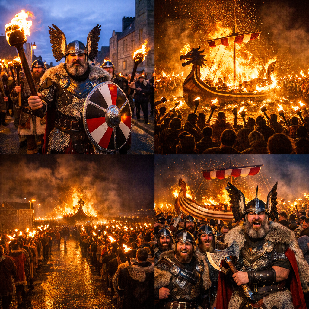 업헬리 아(Up Helly Aa) 축제 완전 가이드 ❘ 스코틀랜드 바이킹 불 축제의 모든 것