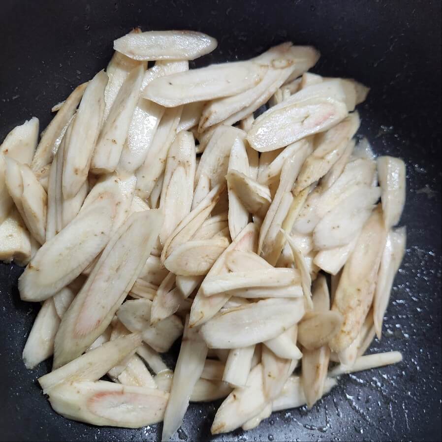 우엉볶음 들기름 우엉조림 들기름