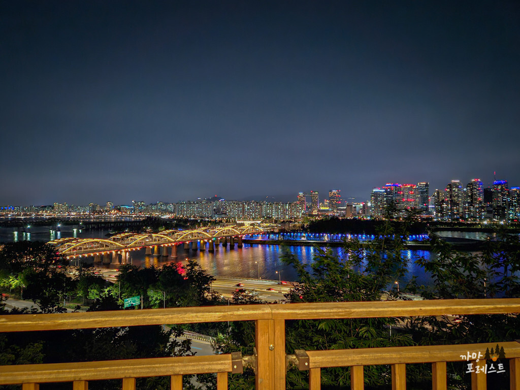 용양봉저정공원 야경