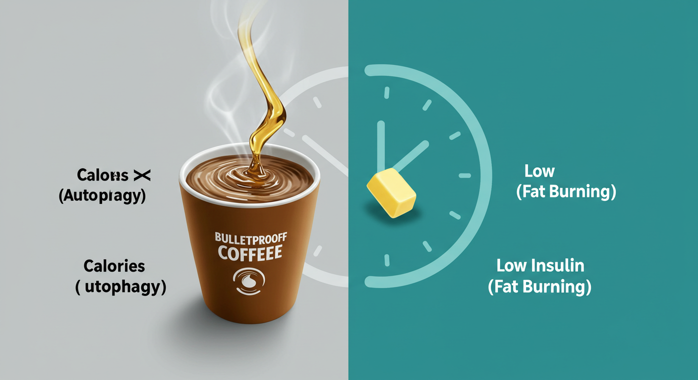 간헐적 단식 중 방탄커피: 단식 깨짐 논란 종결! 효과 2배 높이는 섭취 노하우