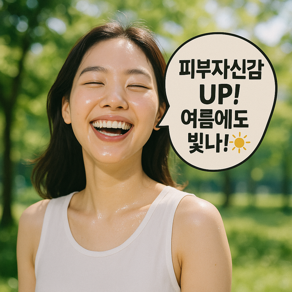 피부자신감 UP! 여름에도 빛나!☀️