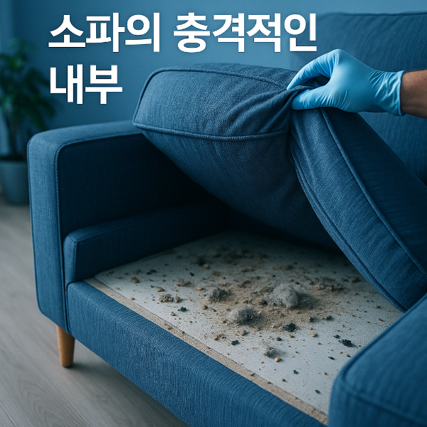 집안에서 가장 더러운 곳은? '소파'의 숨겨진 진실
