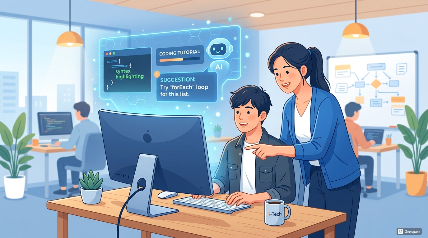 AI 온보딩 (코드베이스, 주니어, 심리적 안전감) 참조 이미지
