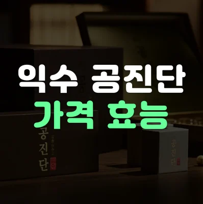 익수-공진단-가격