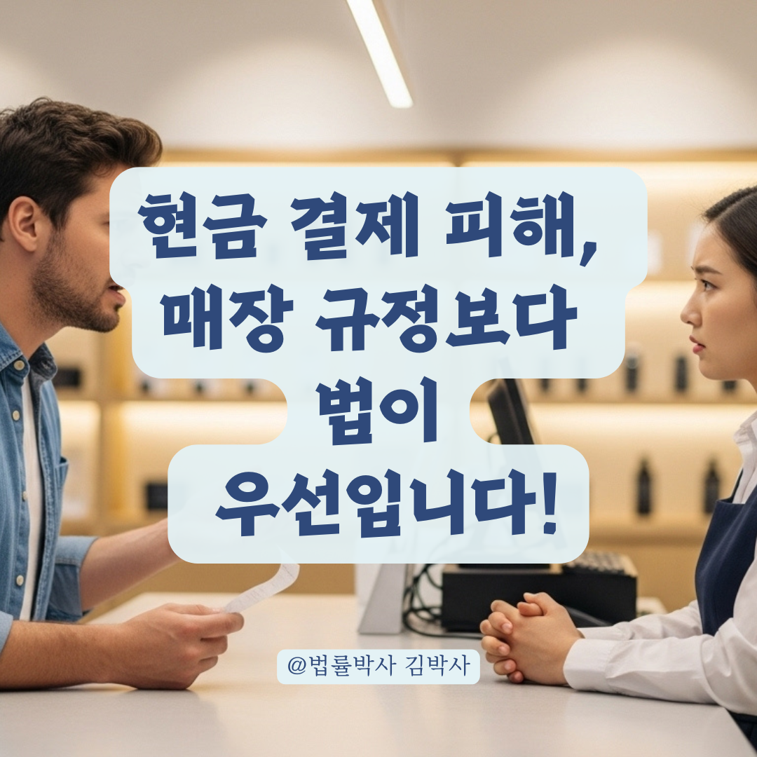 현금 결제 후 반품 거부까지, 오프라인 매장 피해 유형별 대응 가이드.