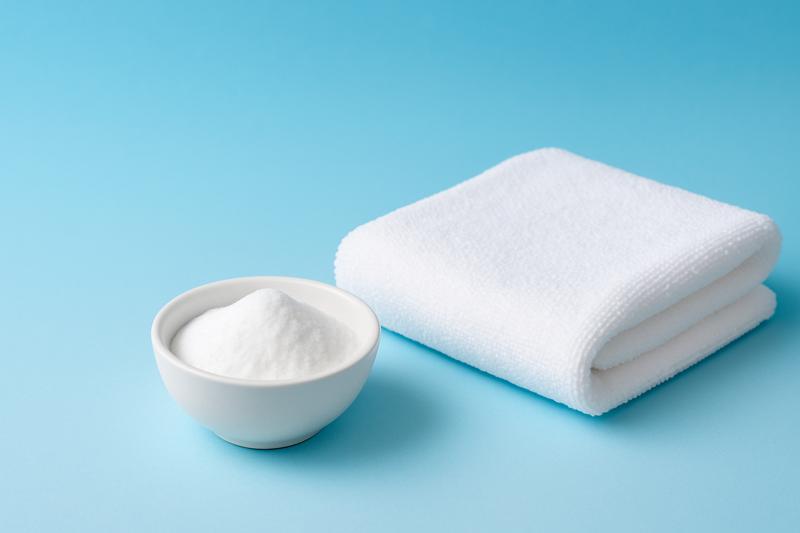 베이킹소다로 수건의 쉰내 없애는 초간단 방법