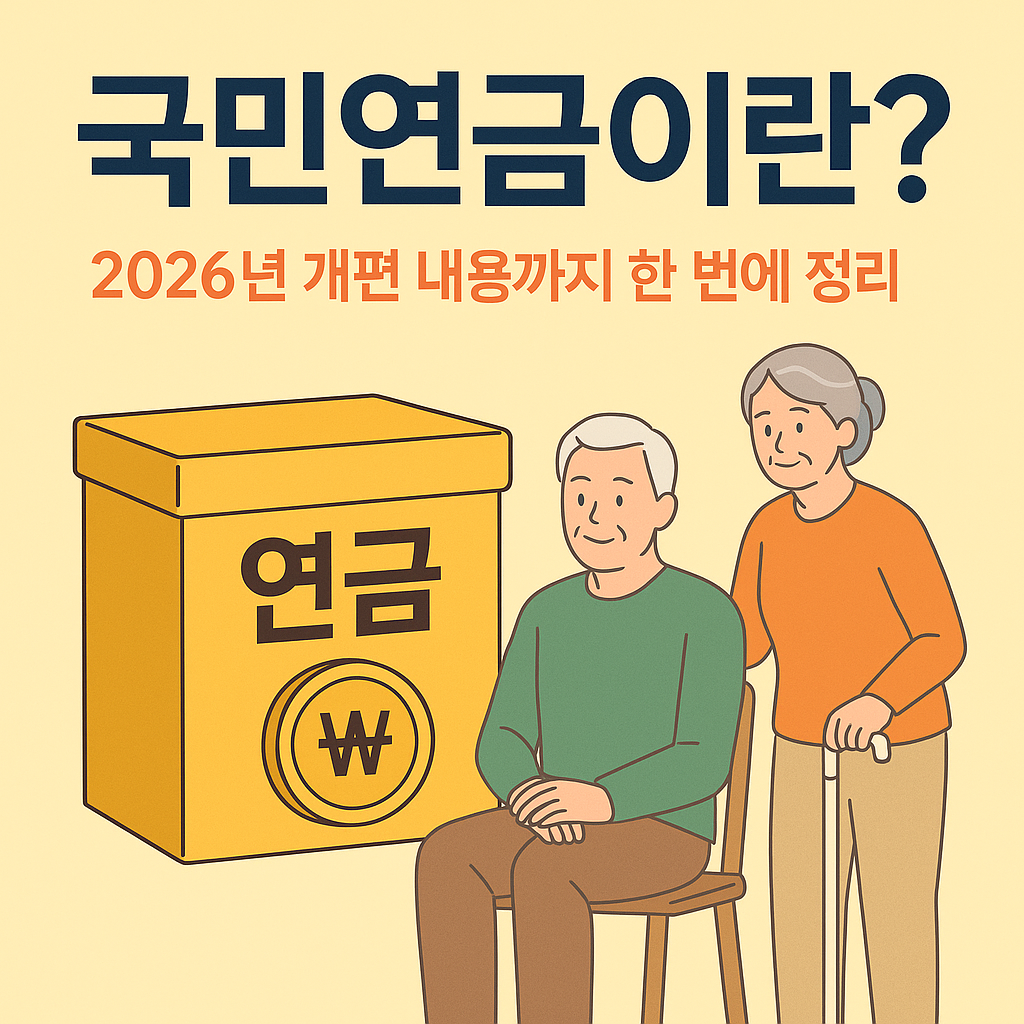 국민연금 개편내용까지 한번에 정리