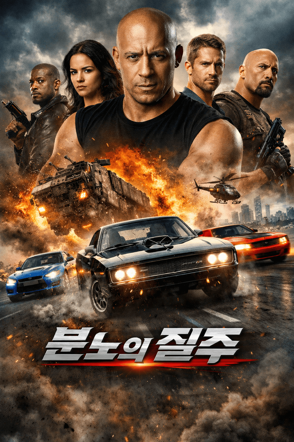 분노의질주 포스터