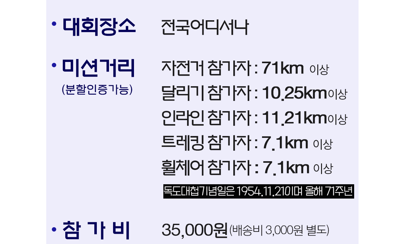 아이런 독도 그란폰도