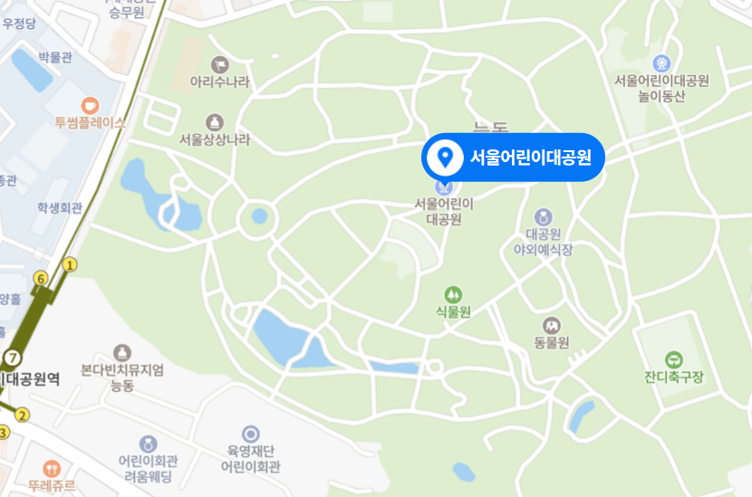 어린이 대공원-지도-사진