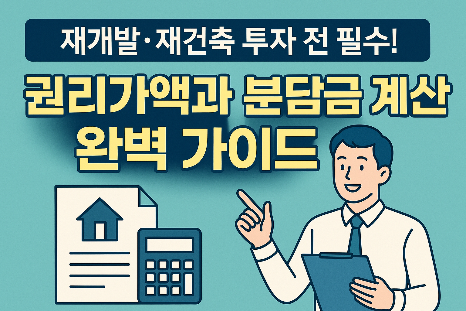 &quot;재개발·재건축 투자 전 필수! 권리가액과 분담금 계산 완벽 가이드&quot;