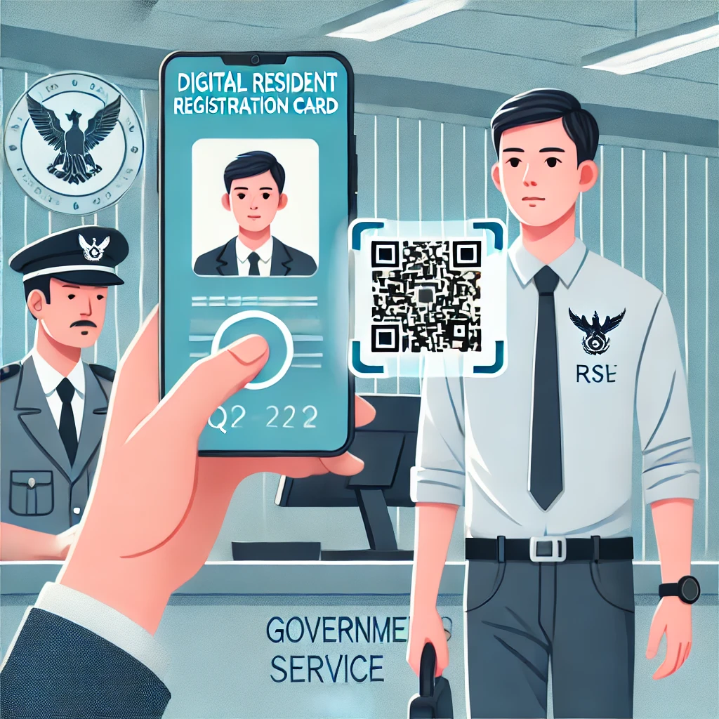 모바일 주민등록증 온라인 발급 방법