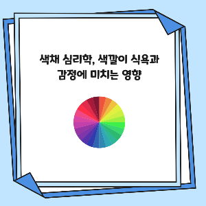 색채 심리학, 색깔이 식욕과 감정에 미치는 영향