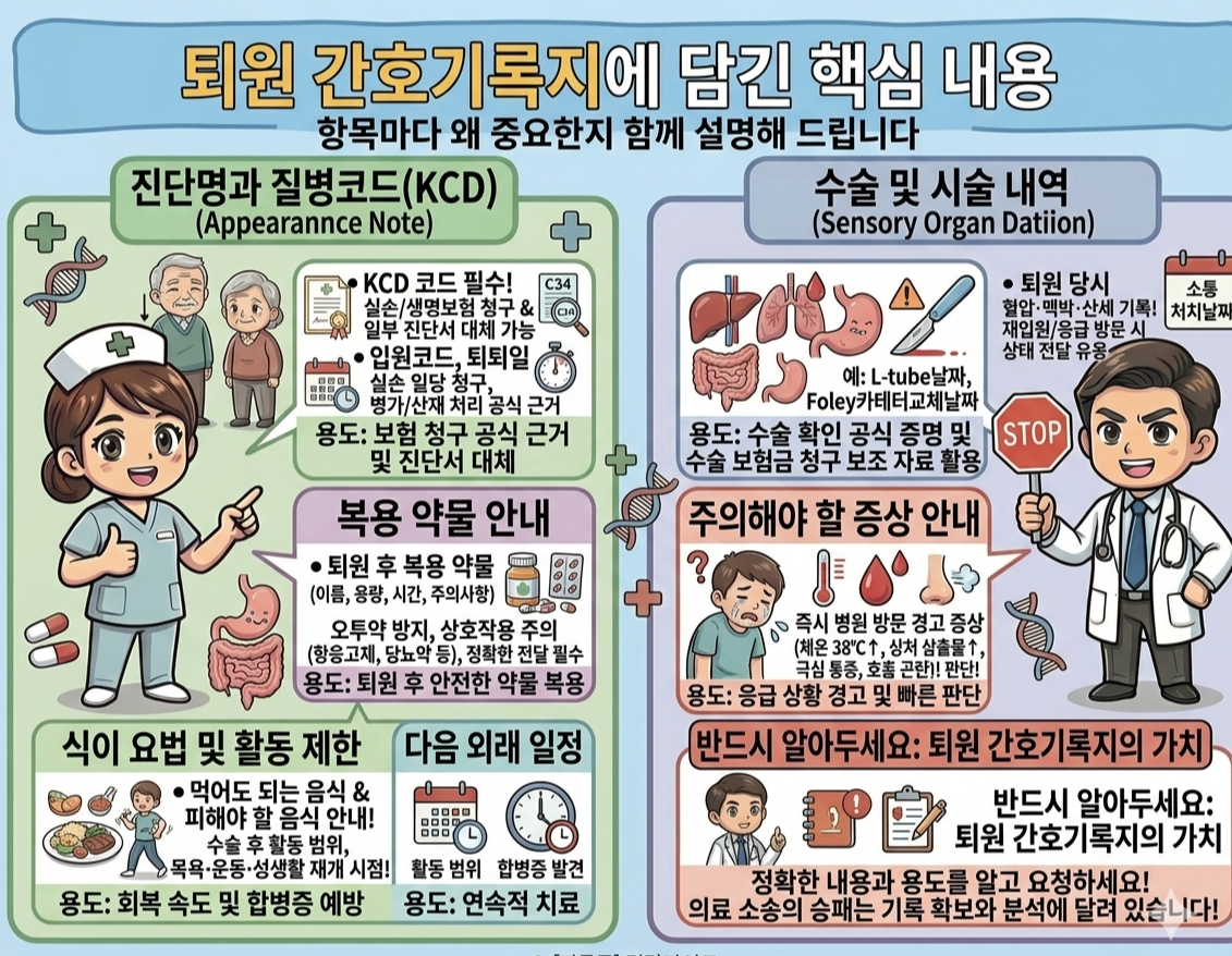 퇴원 간호기록지가 중요한 이유