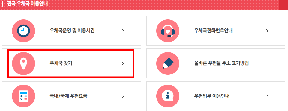 우체국 영업시간