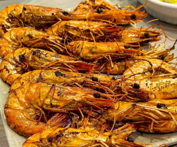 대하를 구운 요리는 가을에 먹을 수 있는 별미