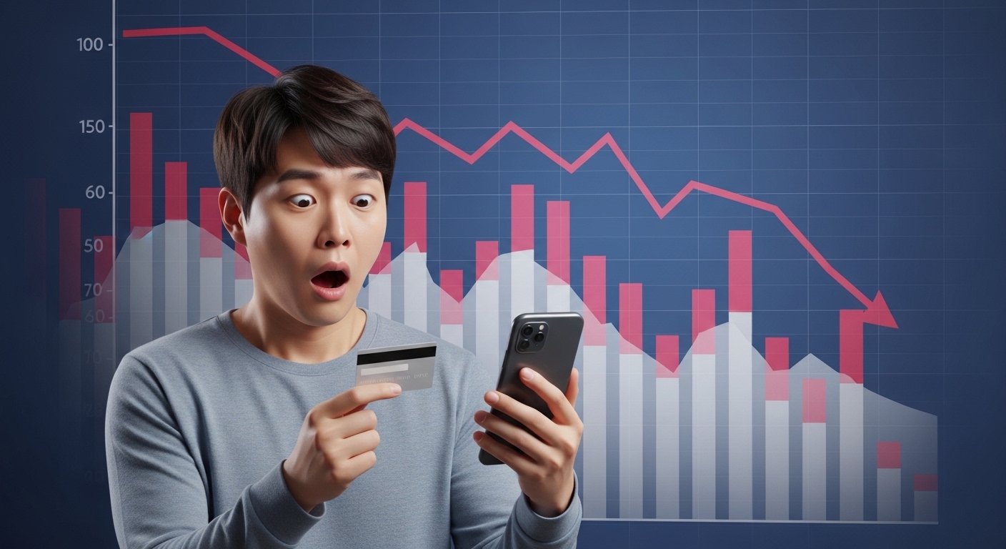 후불교통카드연체, 신용점수하락