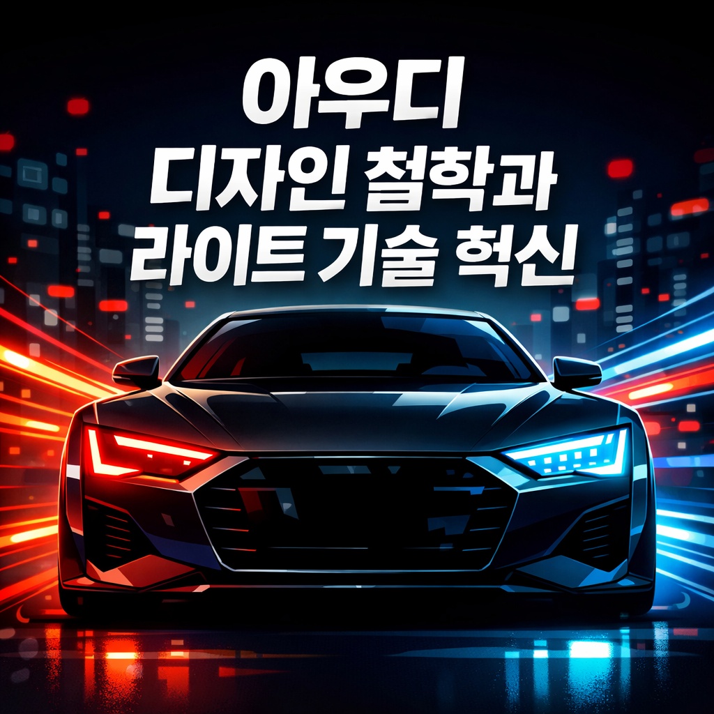 아우디 디자인 철학과 라이트 기술 혁신