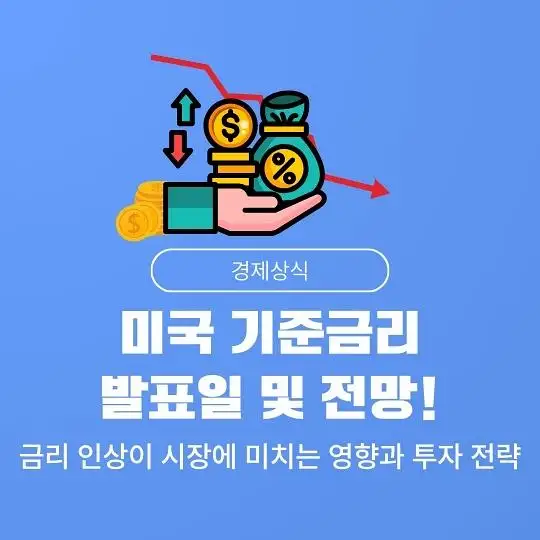 미국 연방준비제도(Fed, 연준)의 기준금리 발표일