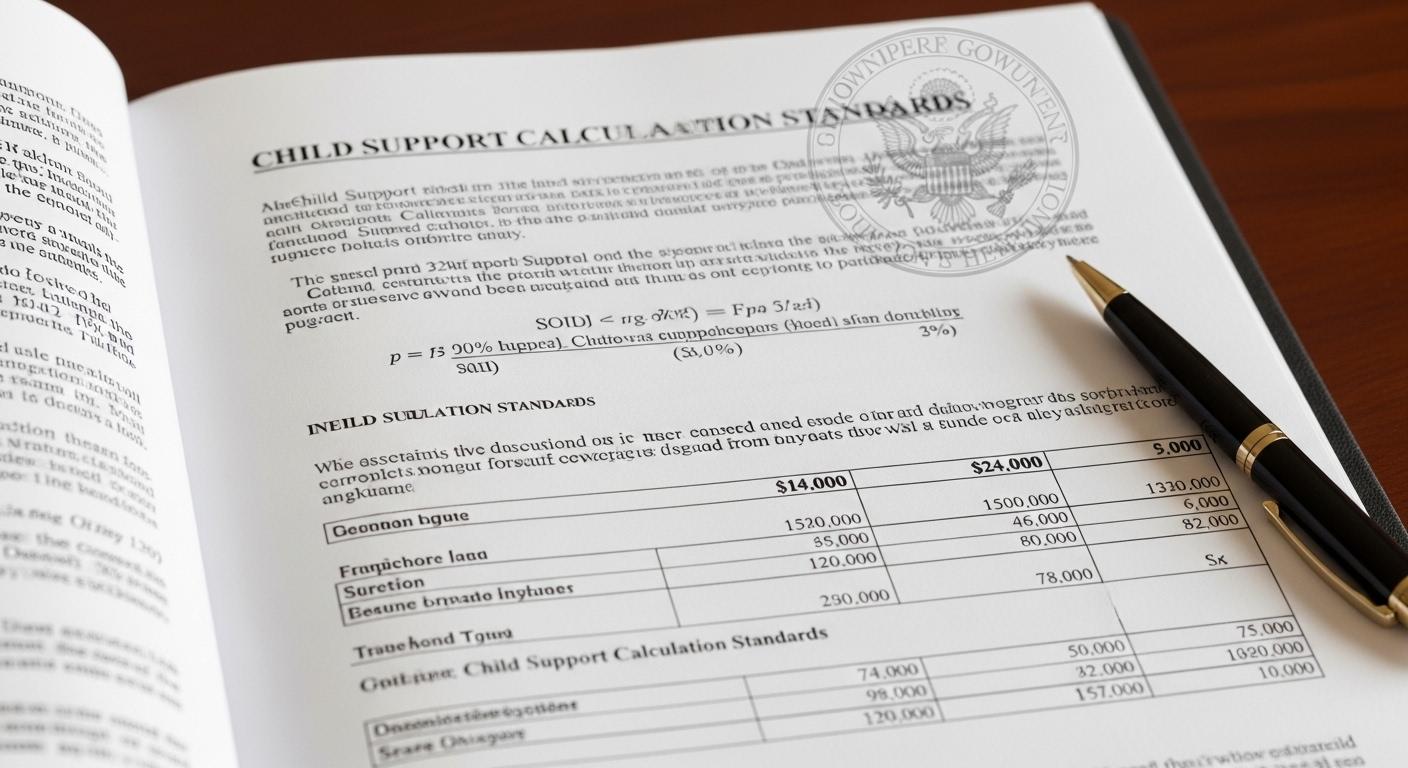 양육비 산정기준표