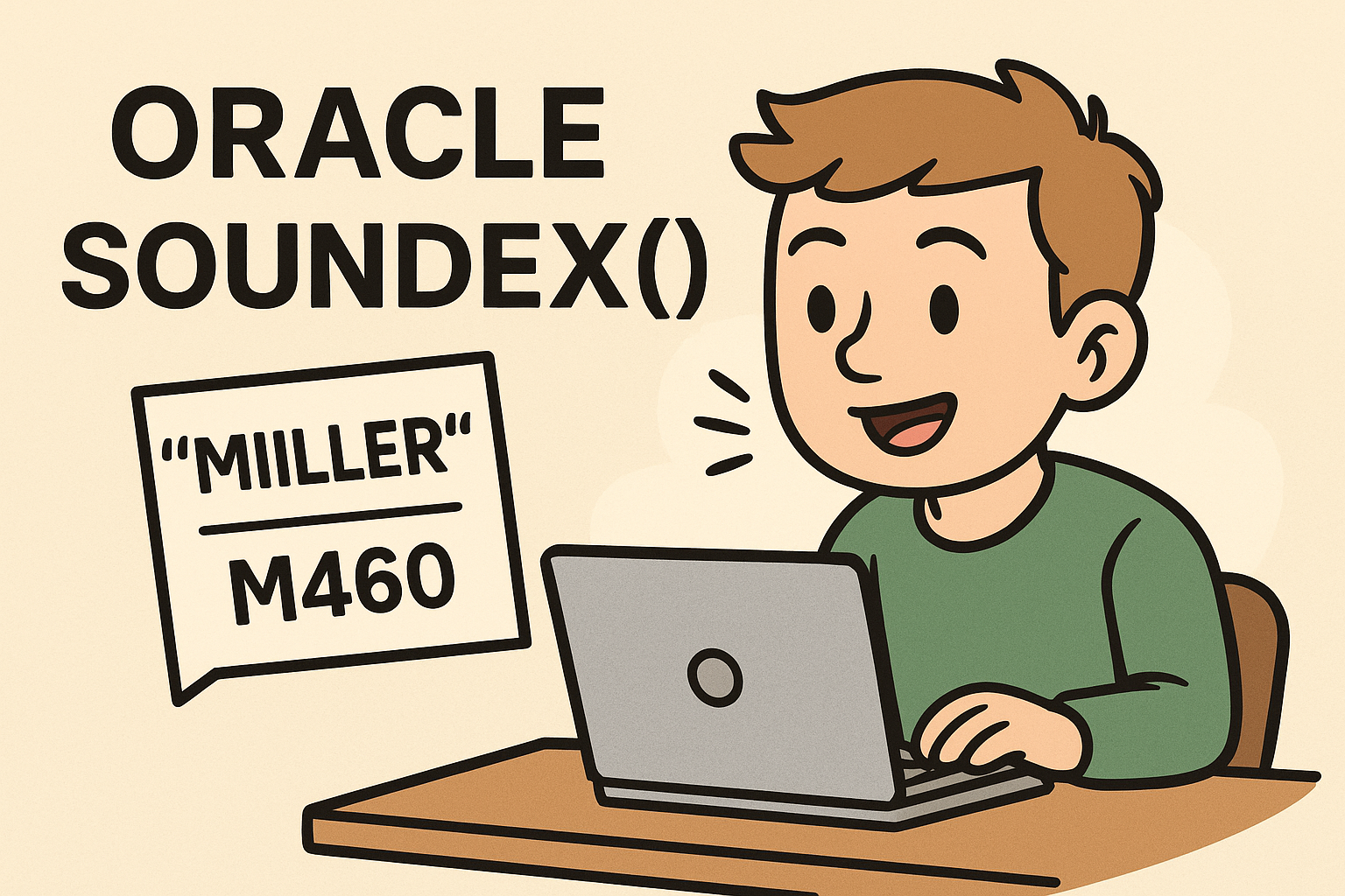 오라클 SOUNDEX()로 고객 오타명 검색 정확도 높이기 실전 예제