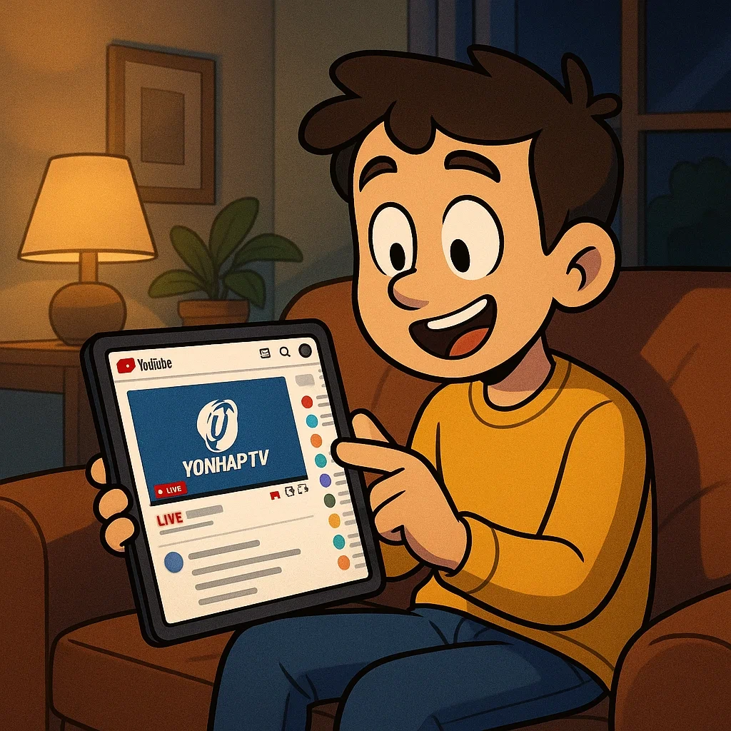 유튜브 채널로 연합뉴스 온에어 시청하기
