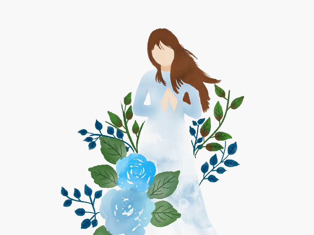 25년 5월 31일 말씀 카드 성경구절 : 행복하십니다, 주님께서 하신 말씀이 이루어지리라고 믿으신 분! (루카 1,45)