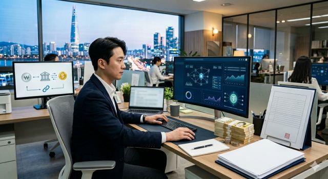 한국 스테이블코인 규제와 투자 영향 설명 이미지