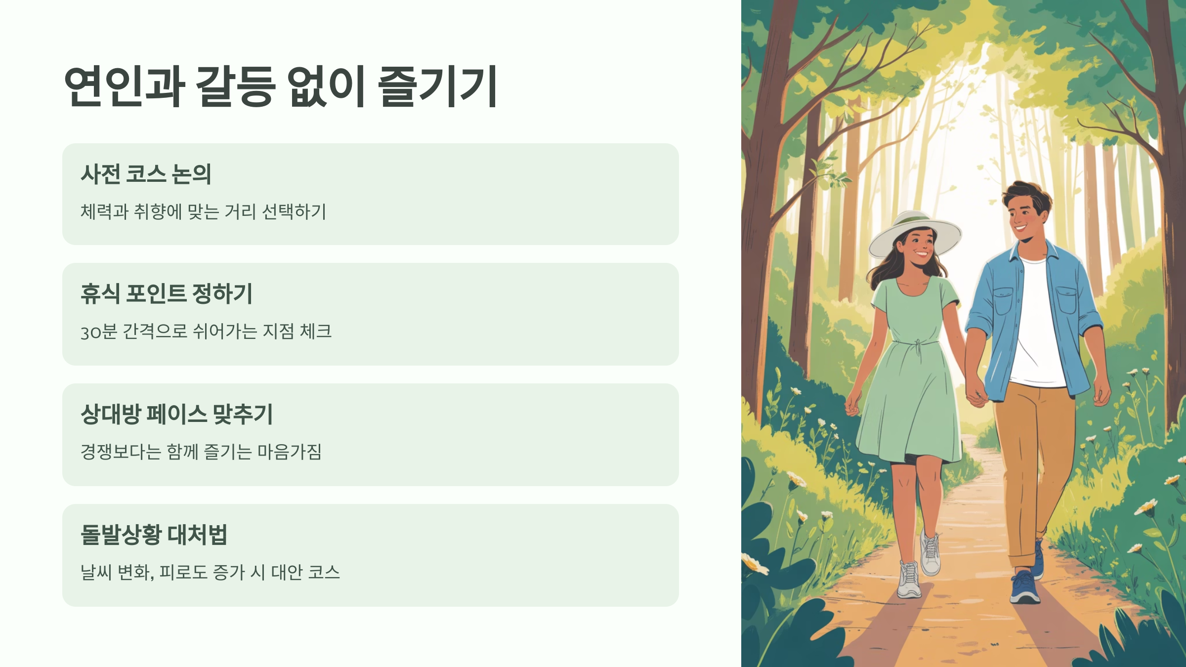 💡 연인과 갈등 없이 즐기기