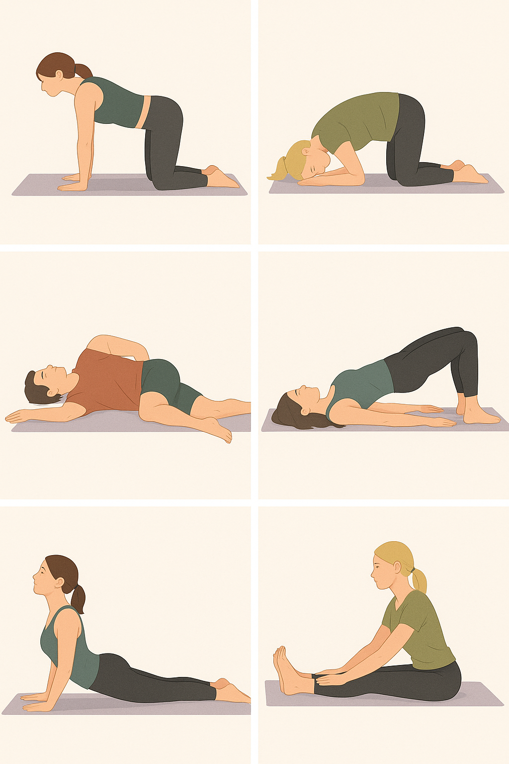 허리 유연성 높이는 동작 6가지