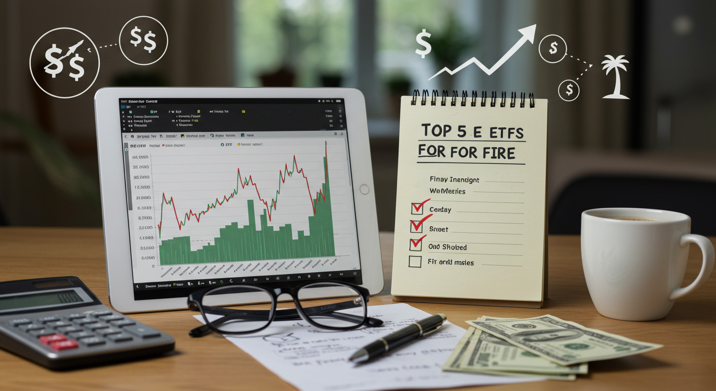 FIRE족을 위한 ETF 추천 리스트 TOP 5! 은퇴 후에도 안정적인 수익을 주는 ETF는?