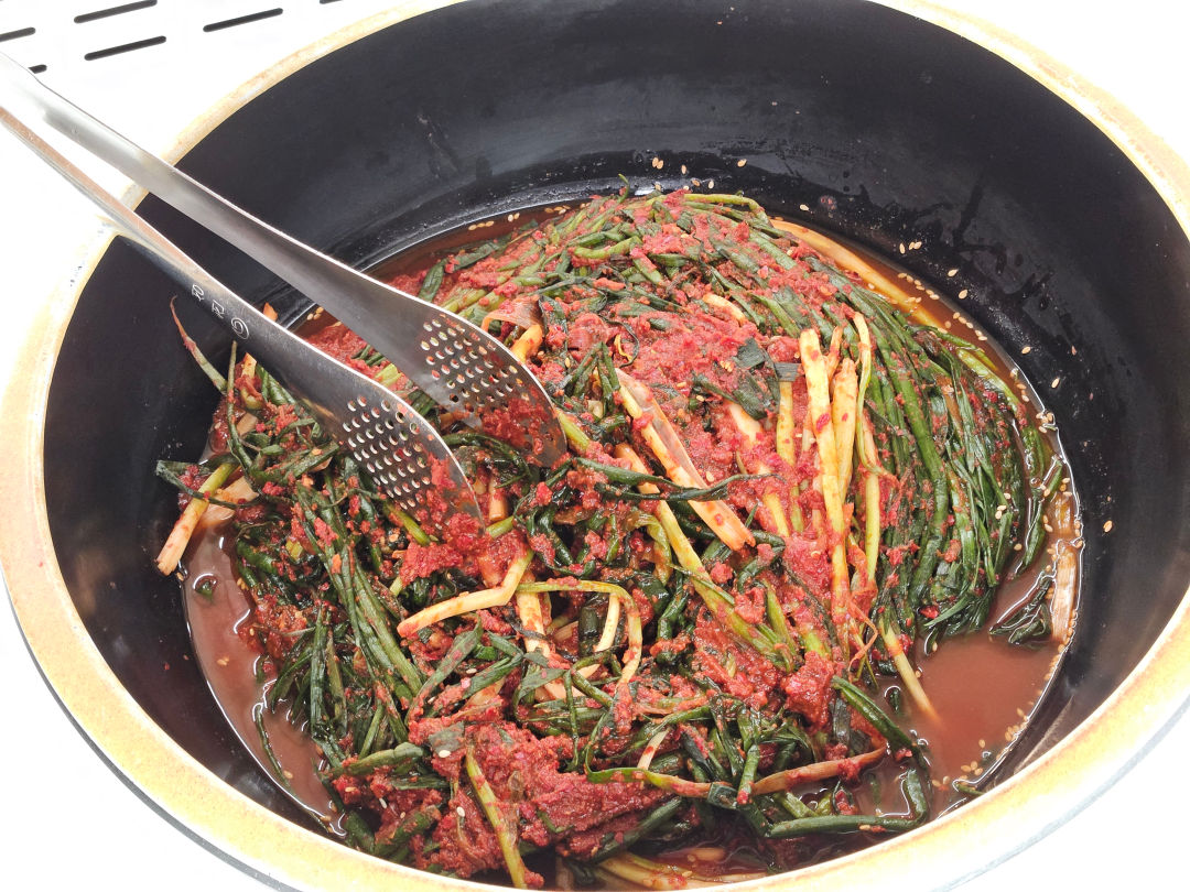 태로 생선구이 파김치