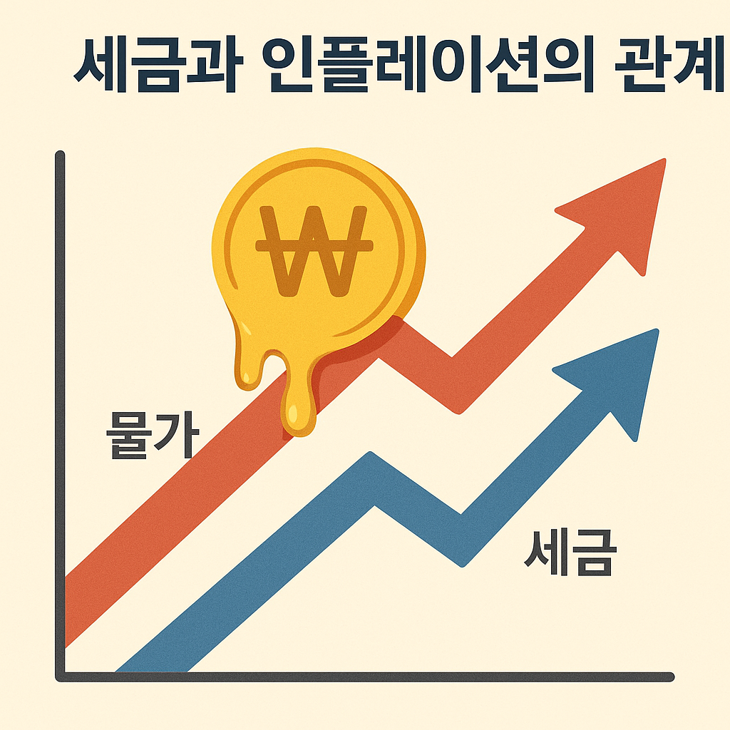 세금과 인플레이션의 관계 &mdash; 돈의 가치가 줄면 세금은 늘어난다