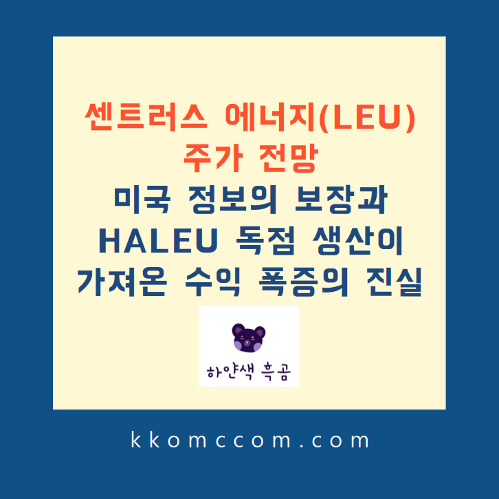 센트러스 에너지 주가 전망 관련 포스팅 썸네일