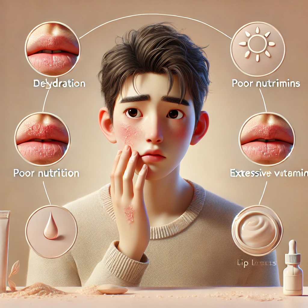 아랫입술 피부 벗겨짐