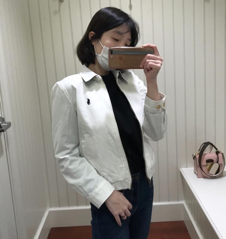 폴로 랄프로렌 여성 코튼 트윌 자켓