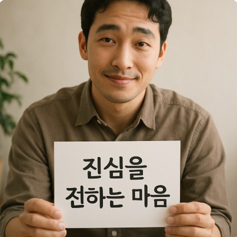 진심을 전하는 마음