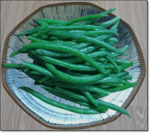 익힌 그린빈