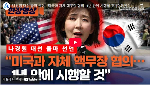 나경원 대선 출마