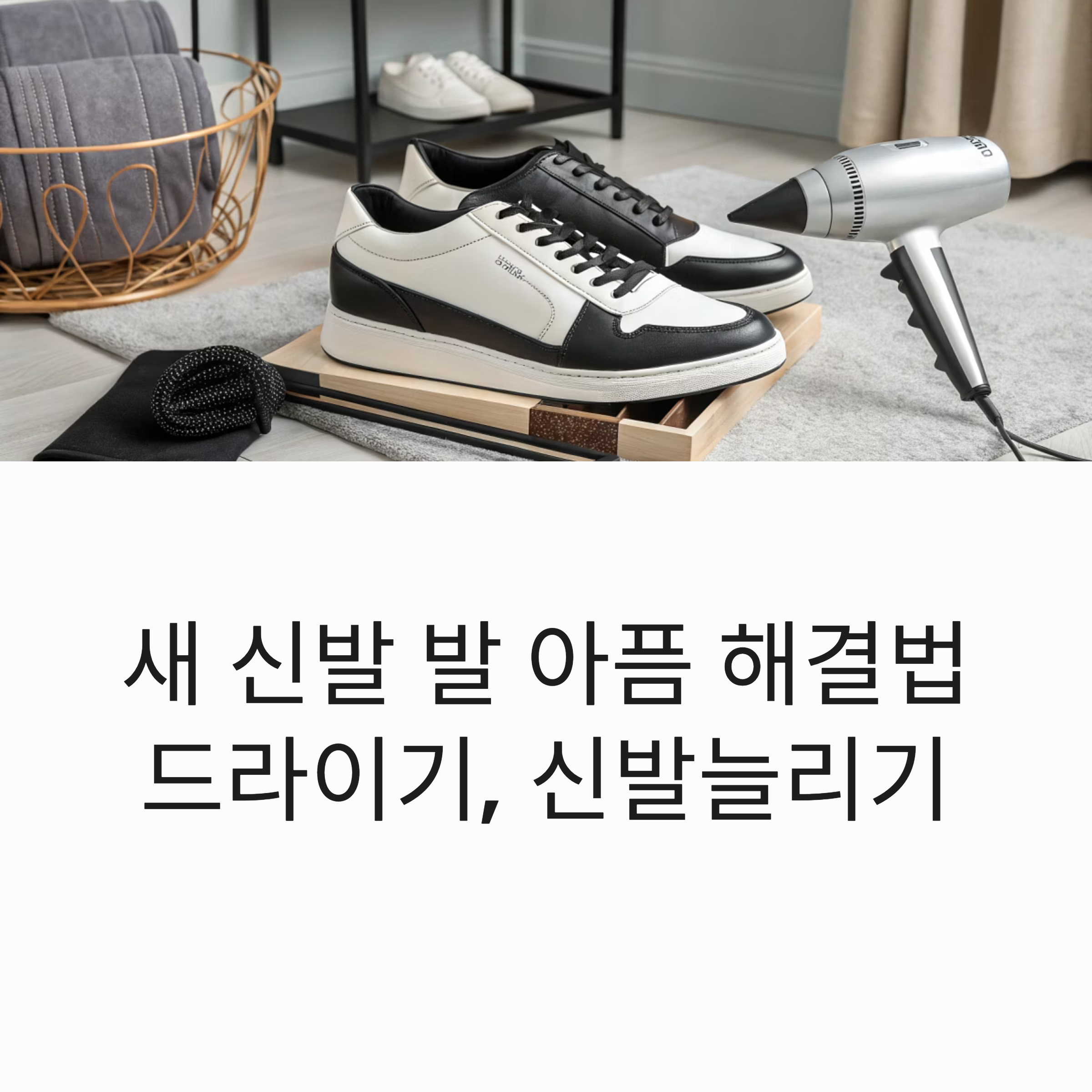새 신발 발 아플 때
