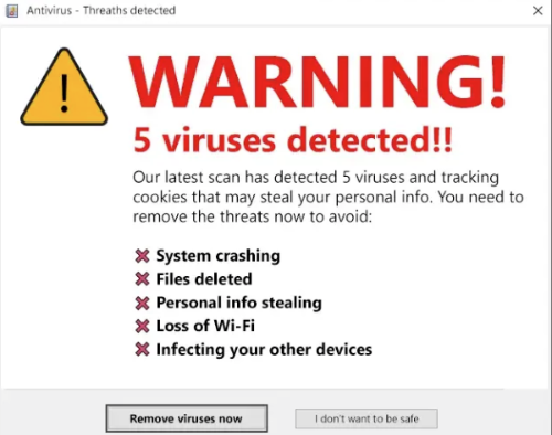 scareware 예시