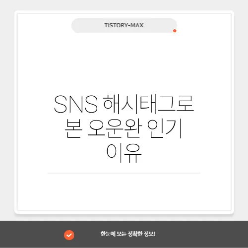 SNS 해시태그로 본 오운완 인기 이유