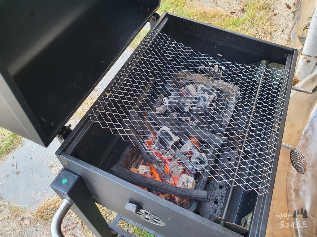 제부도 글램핑 숯불