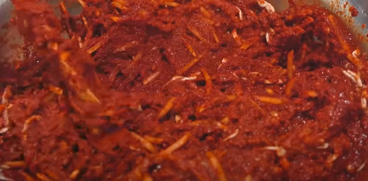 김장 레시피 양념하는 방법